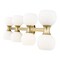 Z-Lite Artemis Vanity, 8-Light, 6.5 In.W x 35 In.L x 10.75 In.H, Modern Gold/Matte Opal 494-8V-MGLD - alternate 3